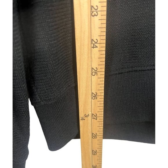 calvin Klein men's black pullover sweater long sleeve size Large button neck - Picture 8 of 8